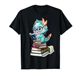 Photo Gallery cute dragon read books be kind stay weird book lover maglietta Photo Gallery cute dragon read books be kind stay weird book lover maglietta