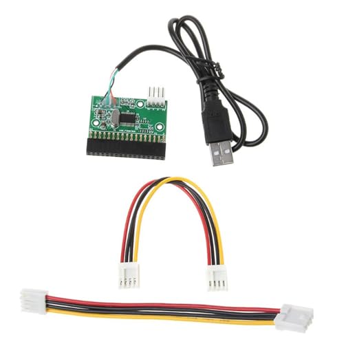 CHENZILIN 3.5inch Floppy Drives Connector 34Pin 34P to USB Cable Adapter PCB Board with Power Cable USB to 34 Pin Floppy Drives
