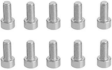 HobbyStar Aluminum Socket Head Screw, M3X10, Silver, 10 Pack