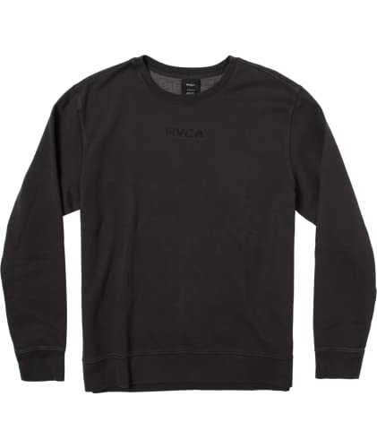 RVCA Mens Embroidered Fleece Crew