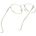 WearMe Pro - Retro Clear Circle Round Metal Sunglasses