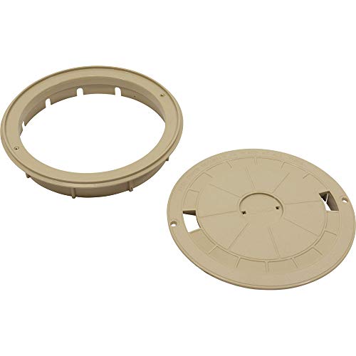 Custom Molded Products Skimmer Cover and Collar (Round) Tan