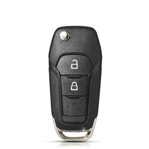 Coque de clé pour Ford Focus Fusion Edge Explorer Ranger HU101 à 2 boutons