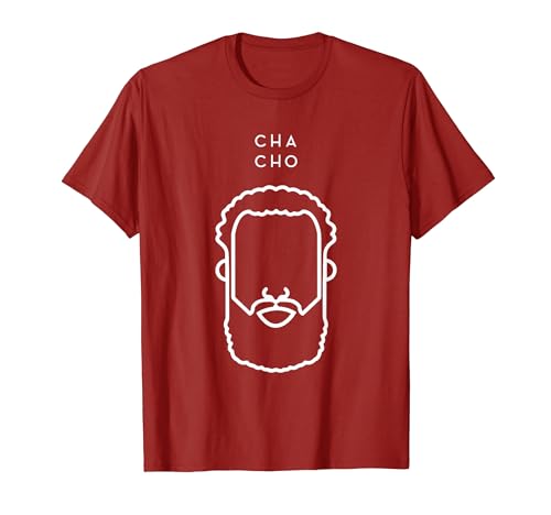 CHACHO Camiseta Mujer Hombre Unisex Manga Corta Color Rojo Talla S