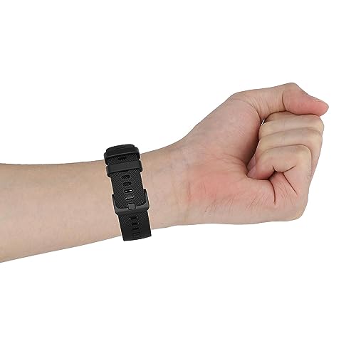 MYAYD Bracelet Compatible with Polar Ignite & Polar Unite, Universal 20 mm Watch Strap, Silicone Replacement Strap - Image 4