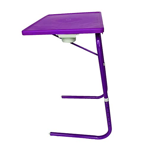Image of SAI PRASEEDA Adjustable Table Mate - Multi Purpose Laptop & Kids Study Table - Purple Color (Metal)