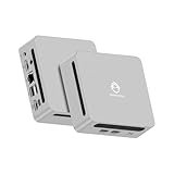 Genmachine ミニpc AMD Ryzen 7 5700U 最大 4.3GHz 8c/16t小型PC 16GB DDR4、512GB SSD 1000M LAN/Wifi6/BT5.2/HDMI/4K/USB3.0*2/USB2.0*2/Type C ミニコンピューター 静音性 高速熱放散 3画面同時出力 高性能 業務用 Mini PC ミニパソコン アルミ合金