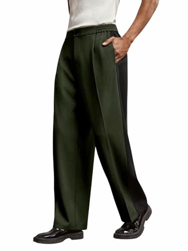 Image of GRECIILOOKS Men's Stretchable Track Pants | Comfortable & Stylish Trousers for Men | Formal & Casual Pant for Man | Breathable Summer Pant with Elastic Button Closure & Korean Style Travel With Pocket