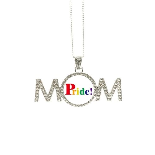 Collier Arc-en-Ciel LGBT Cadeau Fête des Mères Unique pour Maman et Grand-Mère