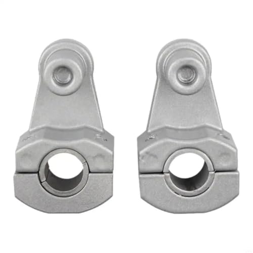 Pontet réhausseur guidon moto universel et collier de fixation pour motocross de 22 à 28 mm
