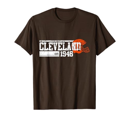 Vintage Cleveland Football Gift T-Shirt