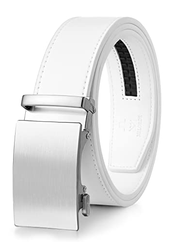 Image of MILORDE Men's Leather Ratchet Belt - 35mm - Customizable Fit