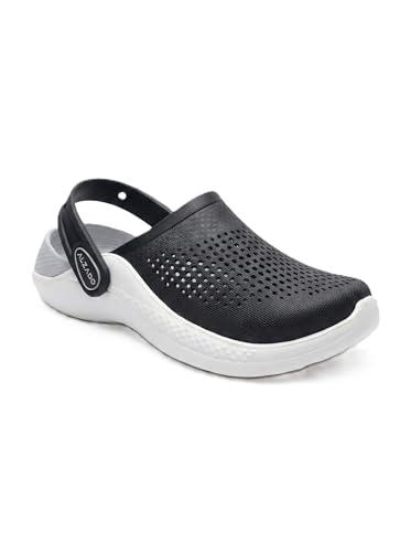 Image of Alzado Men's Classic Casual Sports Clogs /Sandals with Adjustable Back Strap for Adult | Comfortable & LightWeight| Stylish & Anti-Skid| Waterproof & Everyday Use Mules for Gents & Boys..