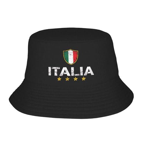 Bob italien souple chapeau de pêcheur pliable aux couleurs de l'Italie