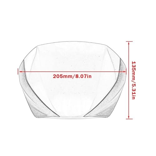 Déflecteurs de pare-brise pour moto Trident 660 bulle saute-vent 21-23 - 7