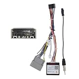 16pin Car Stereo Radio Power Retrofit Wiring Harness Adatper fits for Jeep Wrangler Cherokee Compass Grand Patriot Dodge Caliber Voyager