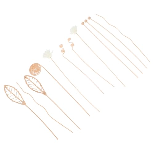 IMIKEYA 12 Piezas Varilla volátil de aromaterapia de Palo difusor de aromaterapia Palos de Fragancia Varillas difusoras de aceites Esenciales Papiro Beige