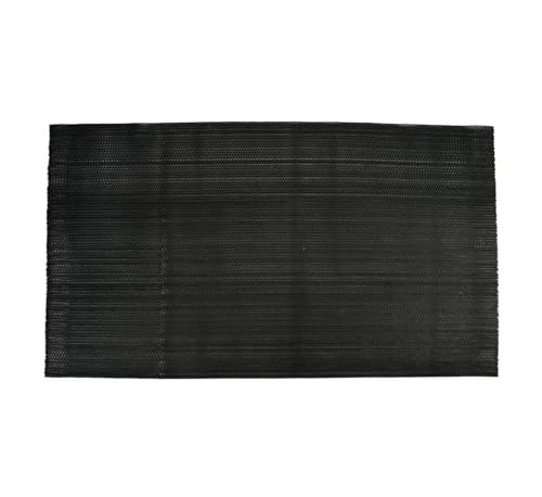 Image of Anti Skid & Multipurpose Rubber Mat /Bathroom Mat /Shower Mat /Carpet /Rugs /Rainmat /Swimming Pool Mat (Black, 4X8)