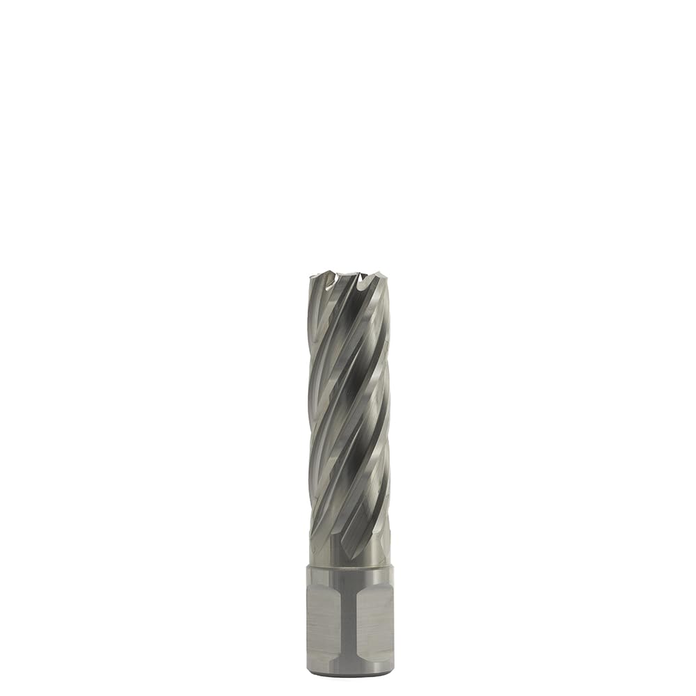 HCL.140 HSS Kernbohrer - Bohrtiefe: 55 mm - Außendurchmesser: 14 mm - Anschluss: Weldon - Größe: 19.05 mm - Pilot Pin Hole 6.35 mm