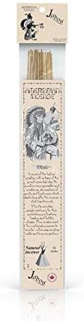 Amerindian Pine Aroma - 100% Natural Hand Dipped Incense Sticks - for Meditation, Yoga, Relaxation, Magic, Healing, Prayer & Rituals - 11 inch - 60 Minutes - 20-Pack