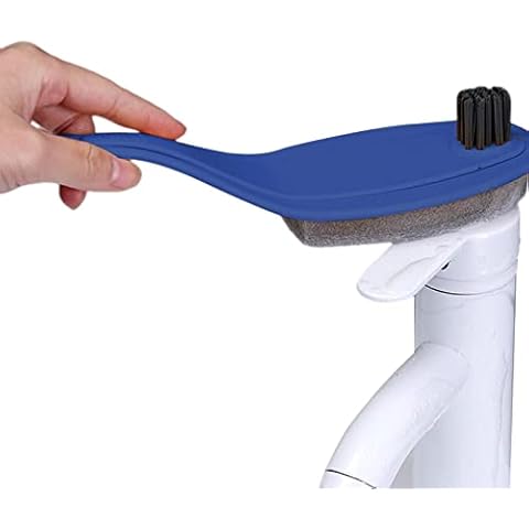 MISOYER Kitchen Sponge Brush, 2 In 1 Detachable Dish Brush For Cleaning, Non-Scratch Kitchen Cleaning Brush For Groove Gap Bathroom Wall Kitchen Counter Tile Cleaning Special Kitchen Sponge Cover
