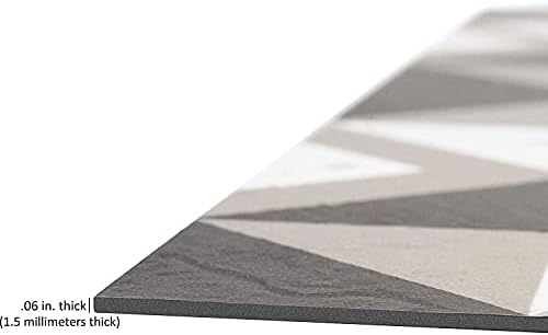 Achim Home Furnishings RTFTV60520 Retro 12x12 Self Adhesive Vinyl Floor Tile Marble-20 Tiles/20 sq. ft, Prism Marble