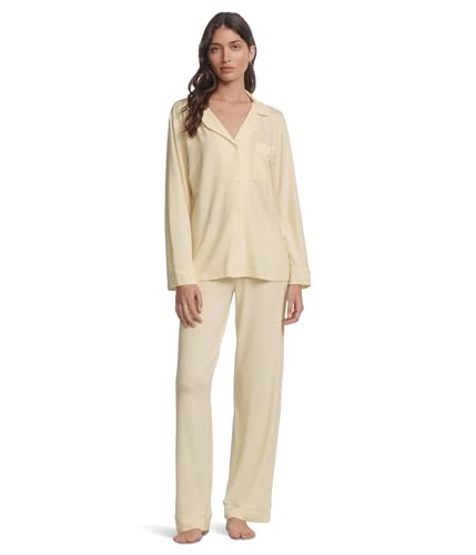 Image of Eberjey Gisele Classic Women's Pajama Set | Long Sleeve Shirt + Long Pants