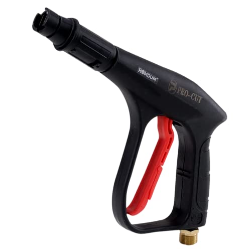 Image of Homdum High Pressure washer Water Spray Gun procut Brass Hose Nozzle Adjustable Pressure for the car wash Motorbike Cleaning and Gardening Model 137E-4