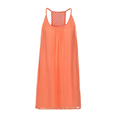 Robe de plage à bretelles dos nu en mousseline pour vos soirées d'été - 3