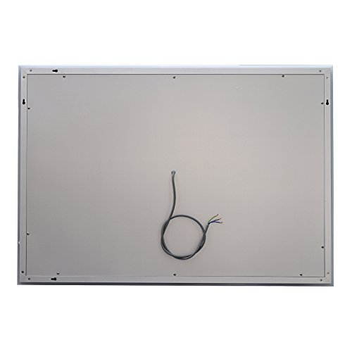 ENKI BM008 LED Bathroom Mirror Wall Mounted Bathroom Mirror 1000 x 700 mm Large Backlit Illuminated Shaving Makeup Vanity Mirror Waterproof IP44 Mains