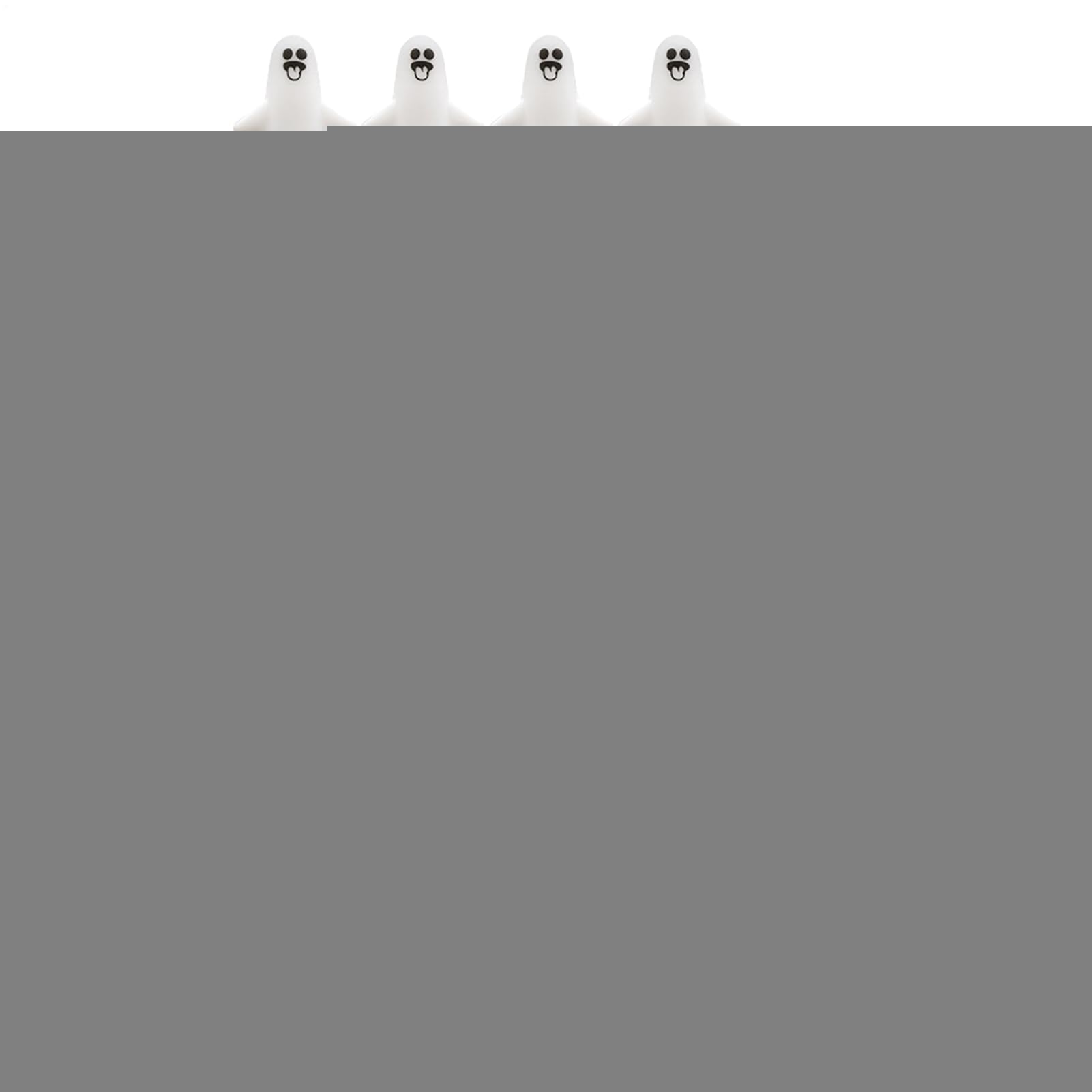 Lampy Solarne Zewnętrzne na Halloween Panel Słoneczny Wodoodporny I Odporny | Lampy Duchy Na Paliku Dekoracje Z Duchami Na Ścieżkę, Ogród, Patio, Krajobraz, Nawiedzony Dom, Ślub,