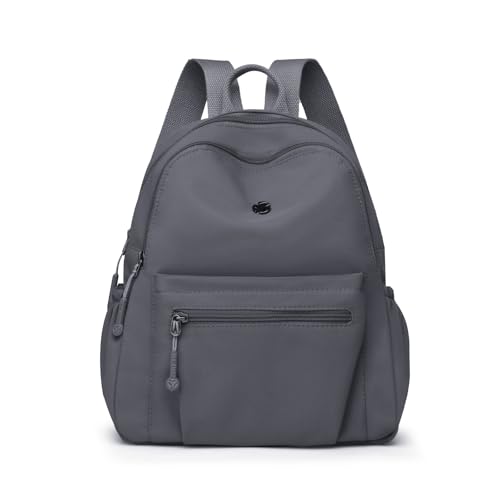 Image of Tanweibago Mini Nylon Women Backpacks,11L Small Ladies backpacks Casual Lightweight Women Shopping Travel Daypack (Z-Grey)