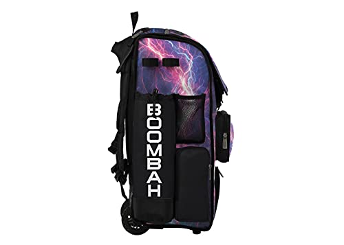 Boombah Superpack Hybrid Rolling Bat Bag - The Natural 2.0 Bat Pack Multicolor - Wheeled & Backpack Version - Thumbnail 4
