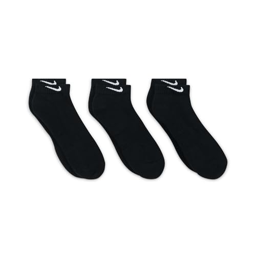 Image of Nike Unisex Adult Everyday Cushioned Training Low Socks (3-Pack) | Mens and Womens
