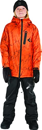 32 Thirtytwo Youth Grasser Insulated Snow Sport Jacket - Orange | Large