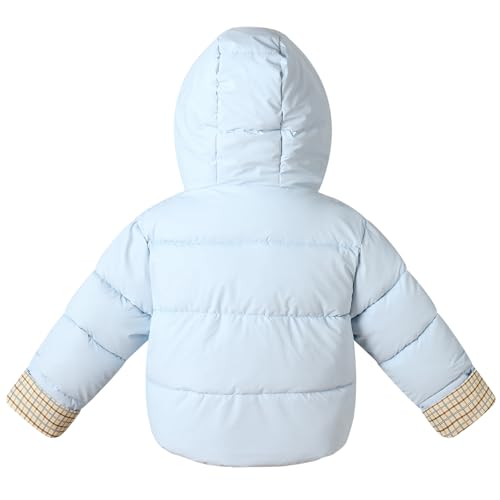 Little Girls Winter Snow Coats Puffer Jacket with Hood Waterproof Padded Clothes2