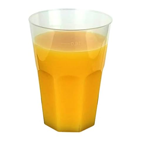 Gastro-Bedarf-Gutheil 30 bruchfeste Cocktail Becher Trinkbecher 0,3 l 300ml Mehrweg Mehrwegbecher Cover