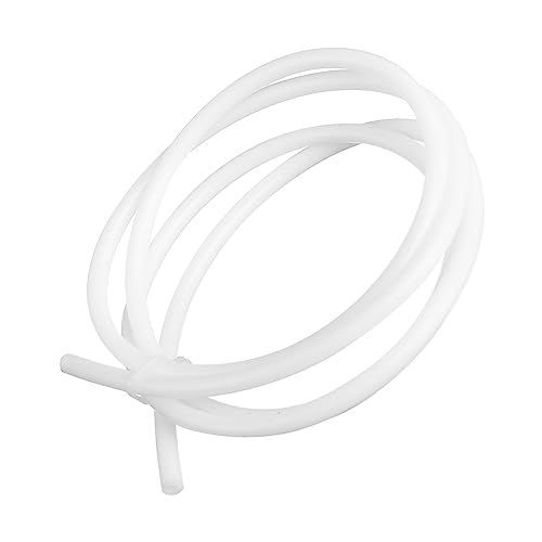 Image of Othmro 1Pcs PTFE Teflon Bowden Tube 3.28ft-3mm ID x 5mm OD-Milky White Connector Tubing for 3D Printer