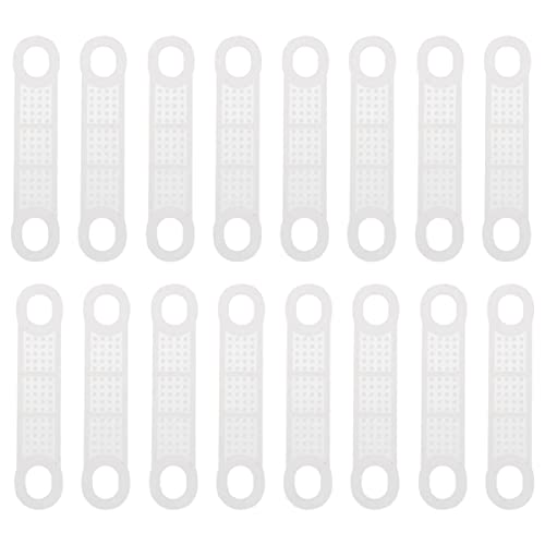 HOUDERCO 60pcs Slip Hanger Strips Environmental Friendly Clothes Holder Strips for Closet Organization Non Skid Tape for Smooth Surfaces for All Hanger