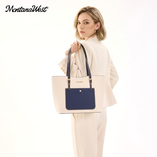 Image of Montana West 3PCS Purses for Women Tote Bag and Wallet Set Shoulder Satchel Handbags