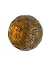 Skull Splitter Dice Single 100 Sided Polyhedral Dice (D100) | Translucent Amber Color Die for RPGs (45mm)