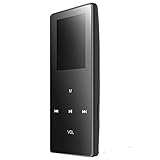 Almacenamiento integrado de 8 GB: el reproductor MP3 portátil viene con almacenamiento integrado de 8 GB y admite tarjetas TF de hasta 128 GB (no incluidas). Puede descargar sus canciones y videos favoritos. Admite múltiples formatos de audio, incluidos MP3, FLAC, APE, WAV, OGG, AAC, etc.