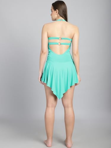 Image of CUKOO Padded Black Halter Neck Swimwear