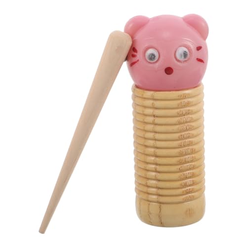 1Set Wooden Guiro Instrument for Easy to Use Percussion for Early Childhood Music Education Safe Durable Musical Tool for Home Classroom