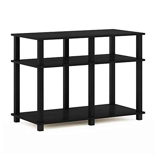 Image of Furinno Romain Turn-N-Tube Stand for TV up to 40 Inch, 40-Inch, Espresso /Black