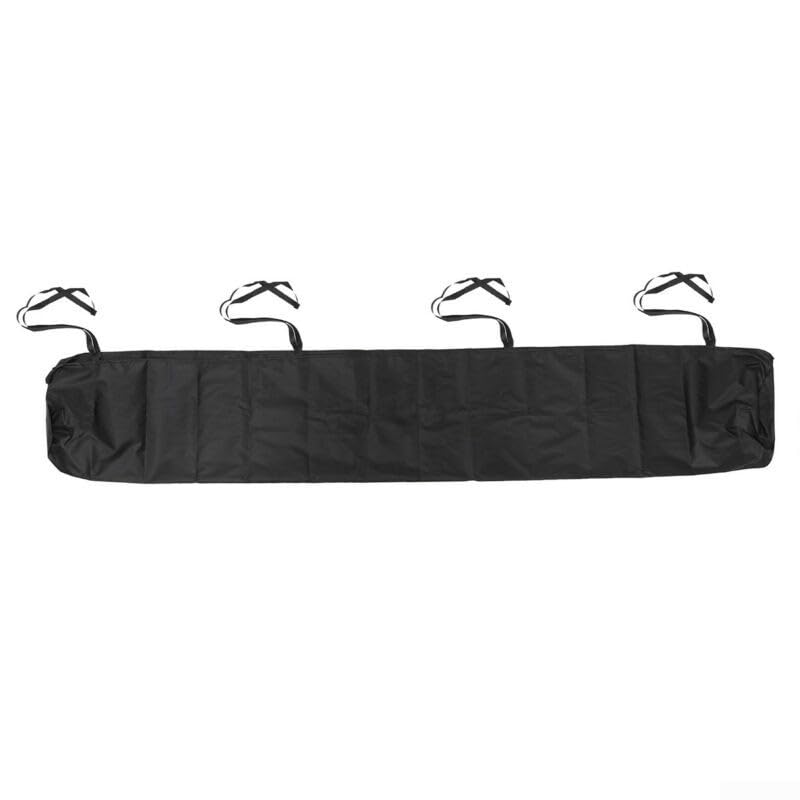 Bolsa de almacenamiento impermeable para toldo de patio para protección al aire libre contra el polvo, la lluvia y los efectos climáticos (4,5 m, negro)