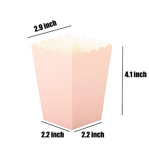 Image of We Moment Pink Mini Popcorn Boxes,Pack of 36