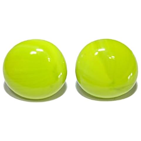 Jazzworks Bright Lime Green Glass Gem Clip On Earrings Cover