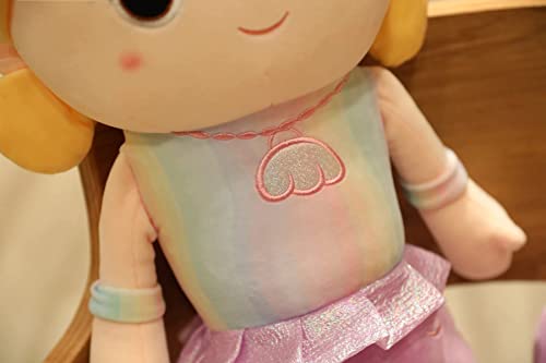 Image of Tickles Mermaid Soft Doll Stuffed Plush Toy for Kids Girls Birthday Gifts (Size: 70 cm Color: Pink)