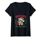 Photo Gallery donna scusa babbo natale, sono stato selvaggio. divertente natale maglietta con collo a v Photo Gallery donna scusa babbo natale, sono stato selvaggio. divertente natale maglietta con collo a v